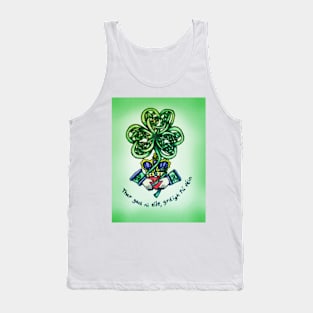 Celtic Tattoo Design Tank Top